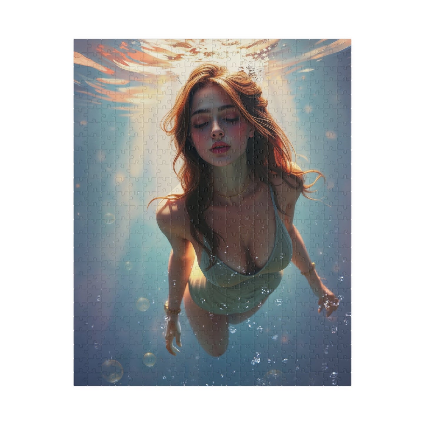 Puzzle Jigsaw - Serene Underwater World - 520 pcs (Vertical) - Puzzle