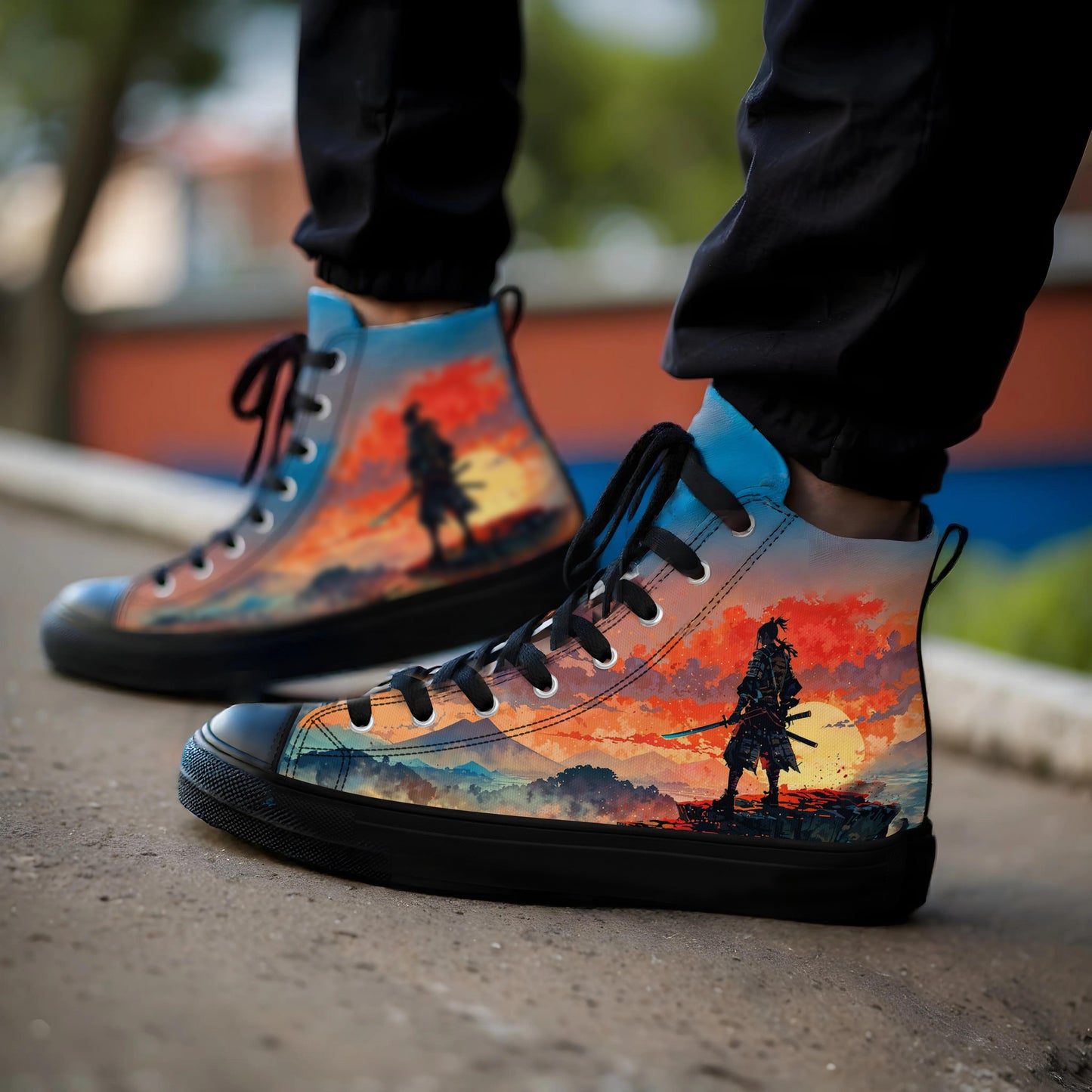 Men’s high top canvas shoes - Samurai