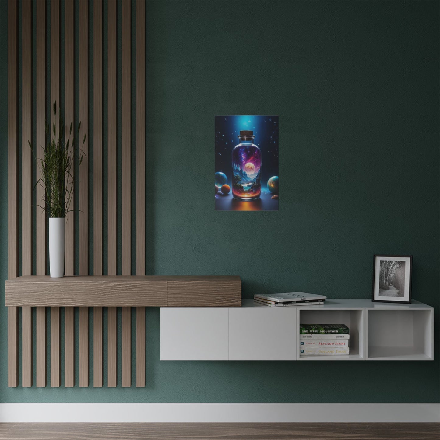 Satin Poster - Cosmic Fantasy Art - Poster