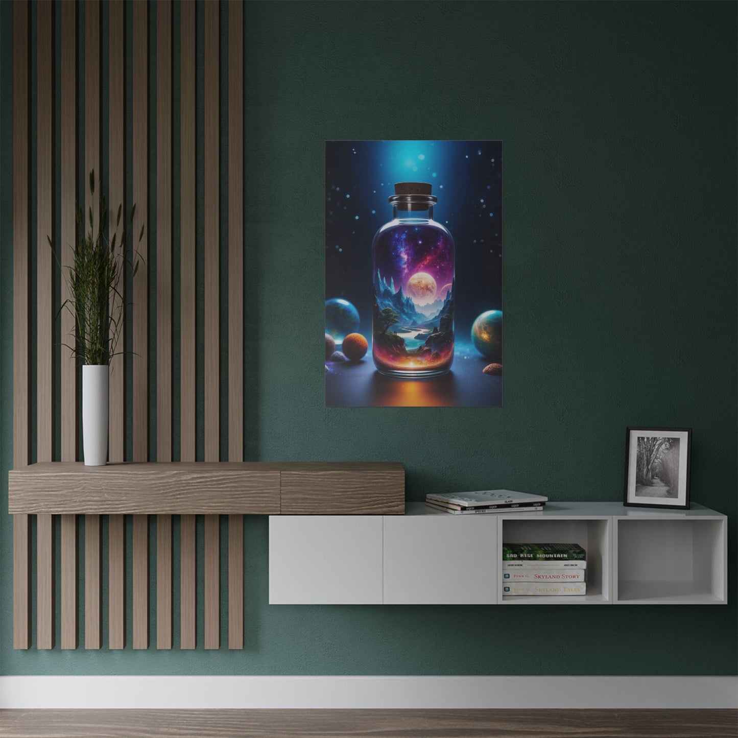 Satin Poster - Cosmic Fantasy Art - Poster
