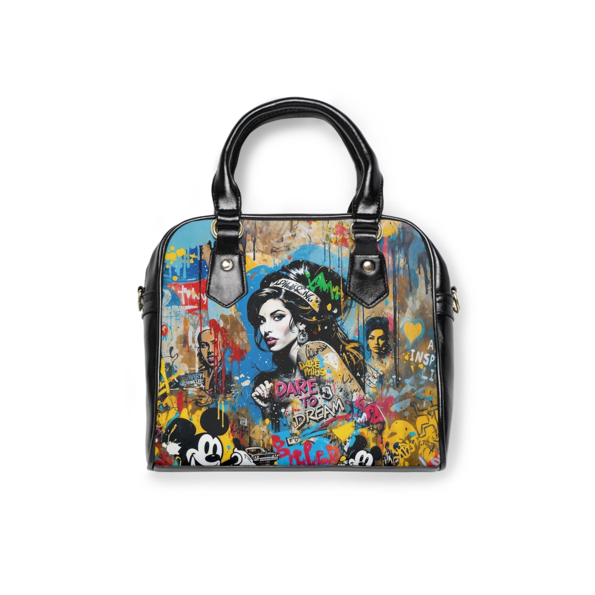 Shoulder Handbag - Amy Winehouse - 9.45’’ x 8.27’’ / Black - Bags