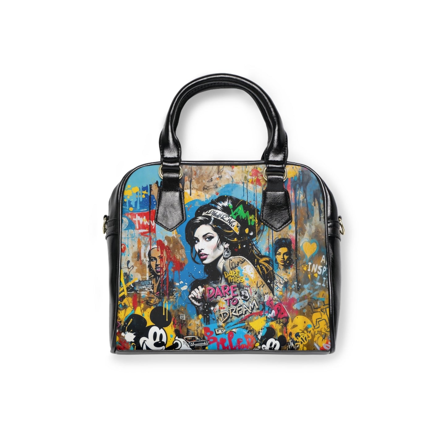 Shoulder Handbag - Amy Winehouse - 9.45’’ x 8.27’’ / Black - Bags