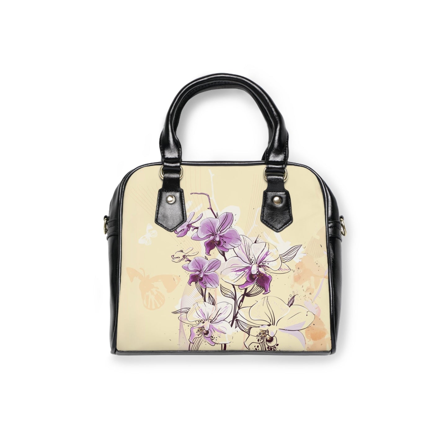 Shoulder Handbag - Orchid - 9.45’’ x 8.27’’ / Black - Bags