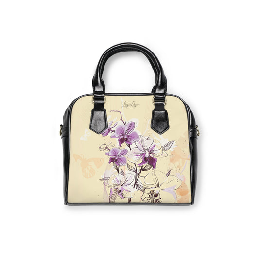 Shoulder Handbag - Orchid - 9.45’’ x 8.27’’ / Black - Bags
