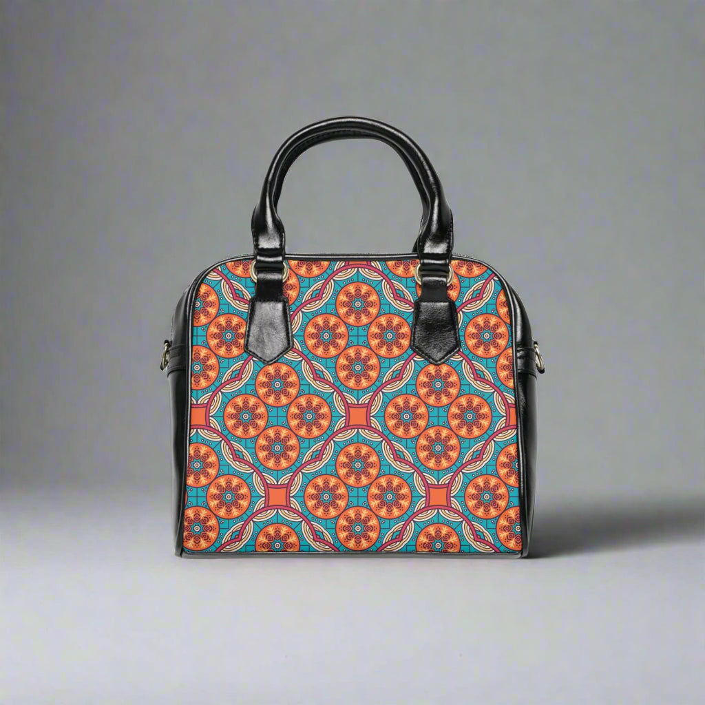 Shoulder Handbag - Oriental - 9.45’’ x 8.27’’ / Black - Bags