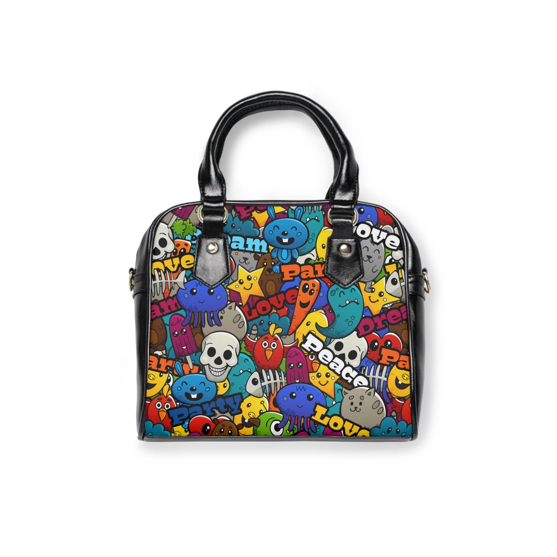 Shoulder Handbag - Street style - 9.45’’ x 8.27’’ / Black - Bags
