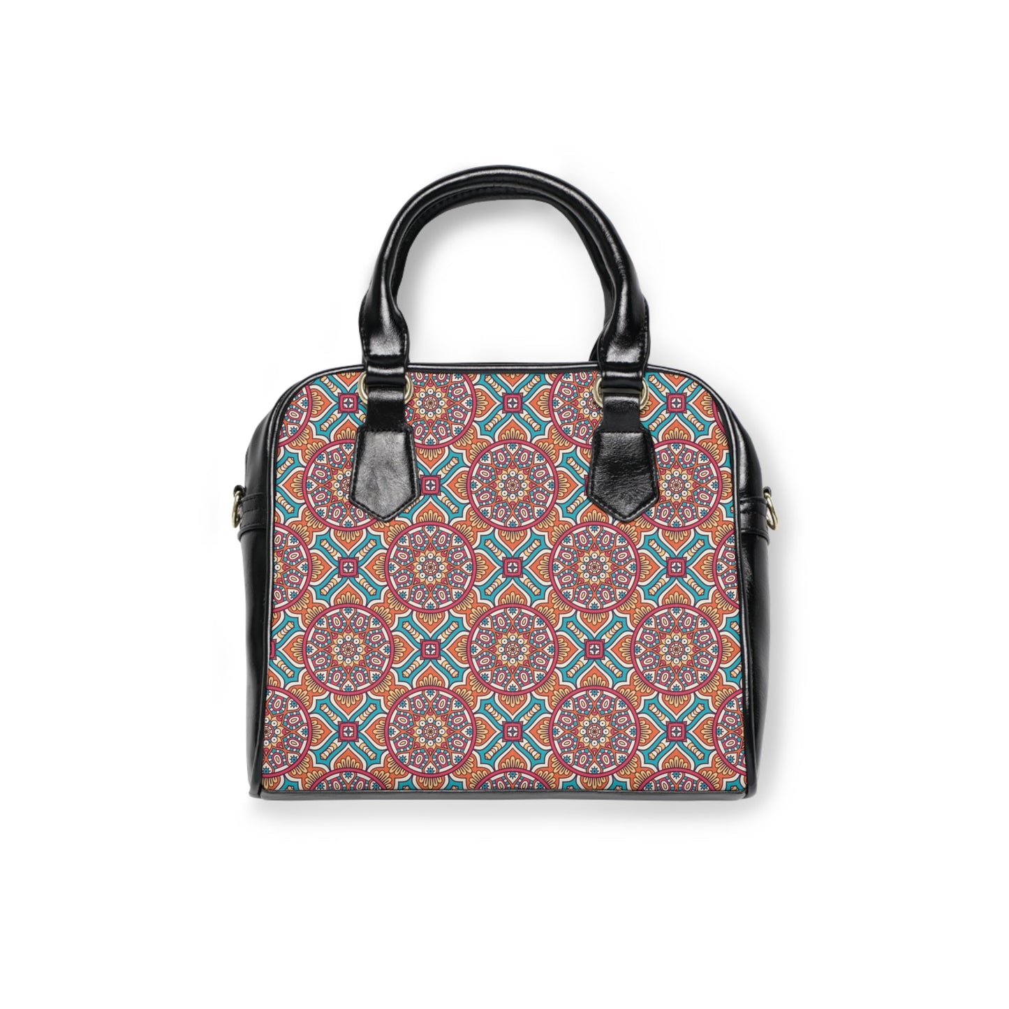 Shoulder Handbag - Timeless Elegance Oriental Pattern - 9.45’’ x 8.27’’ / Black - Bags