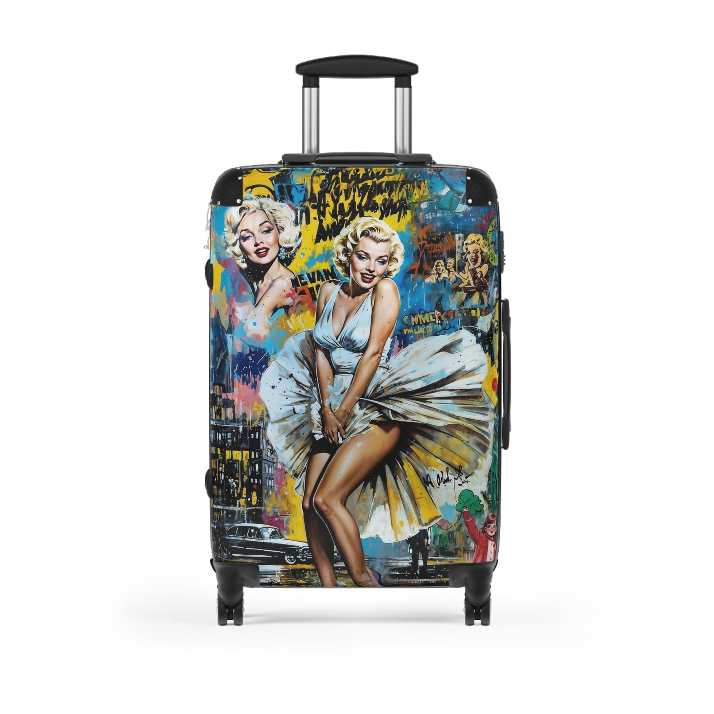 Sweatshirt - Marilyn Monroe Pop Art Design - Medium / Black - Bags
