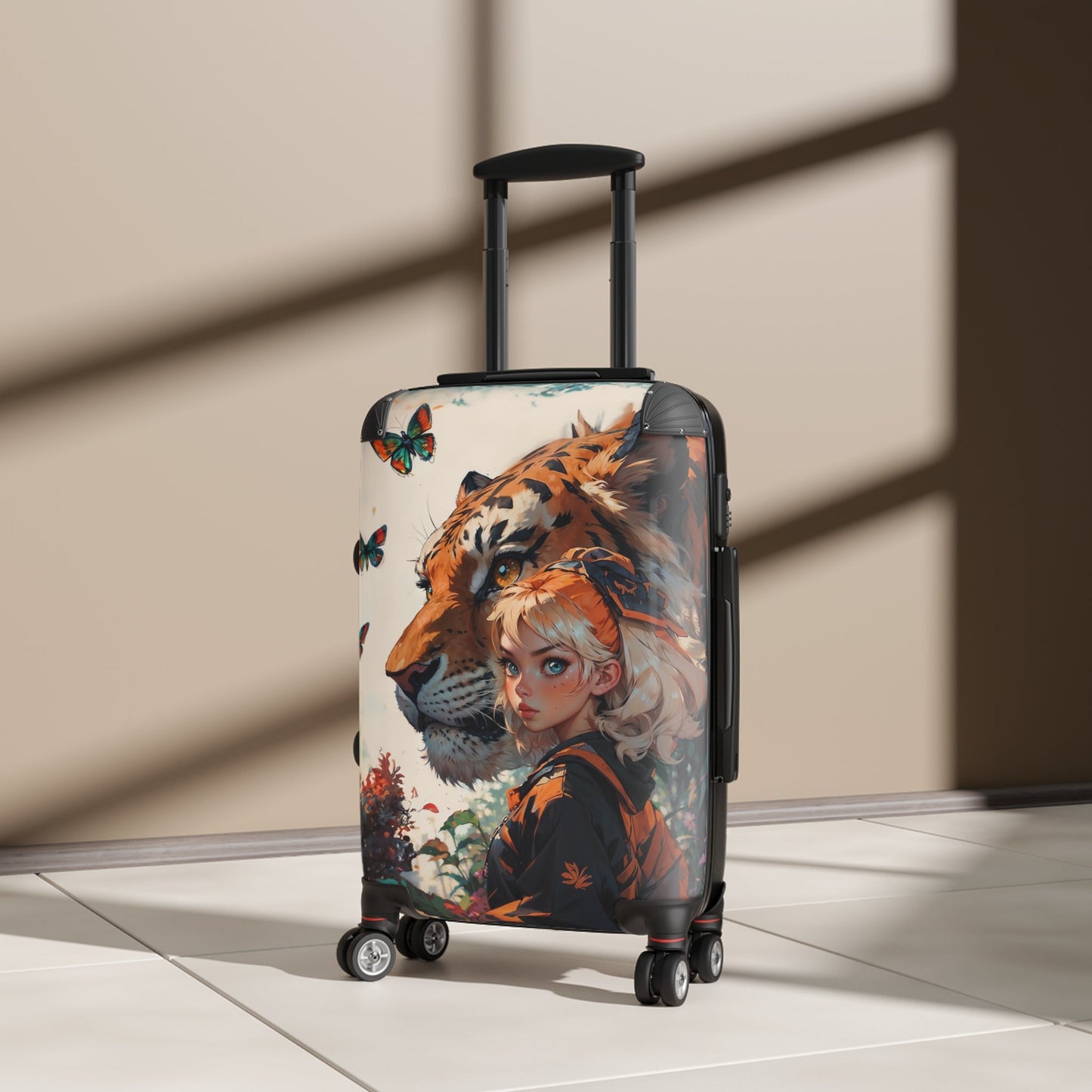 Travel Luggage - Anime Tiger Suitcase - suitcase
