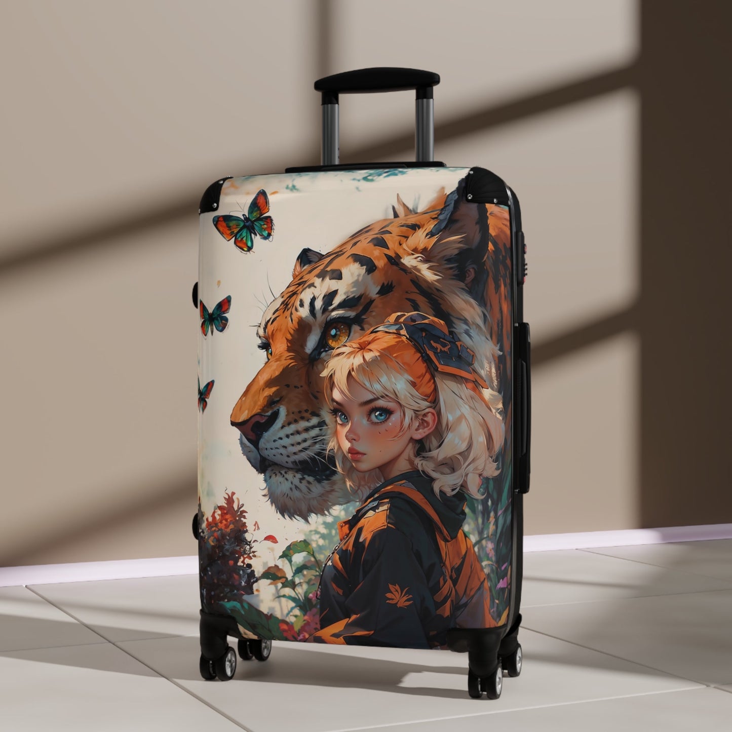 Travel Luggage - Anime Tiger Suitcase - suitcase
