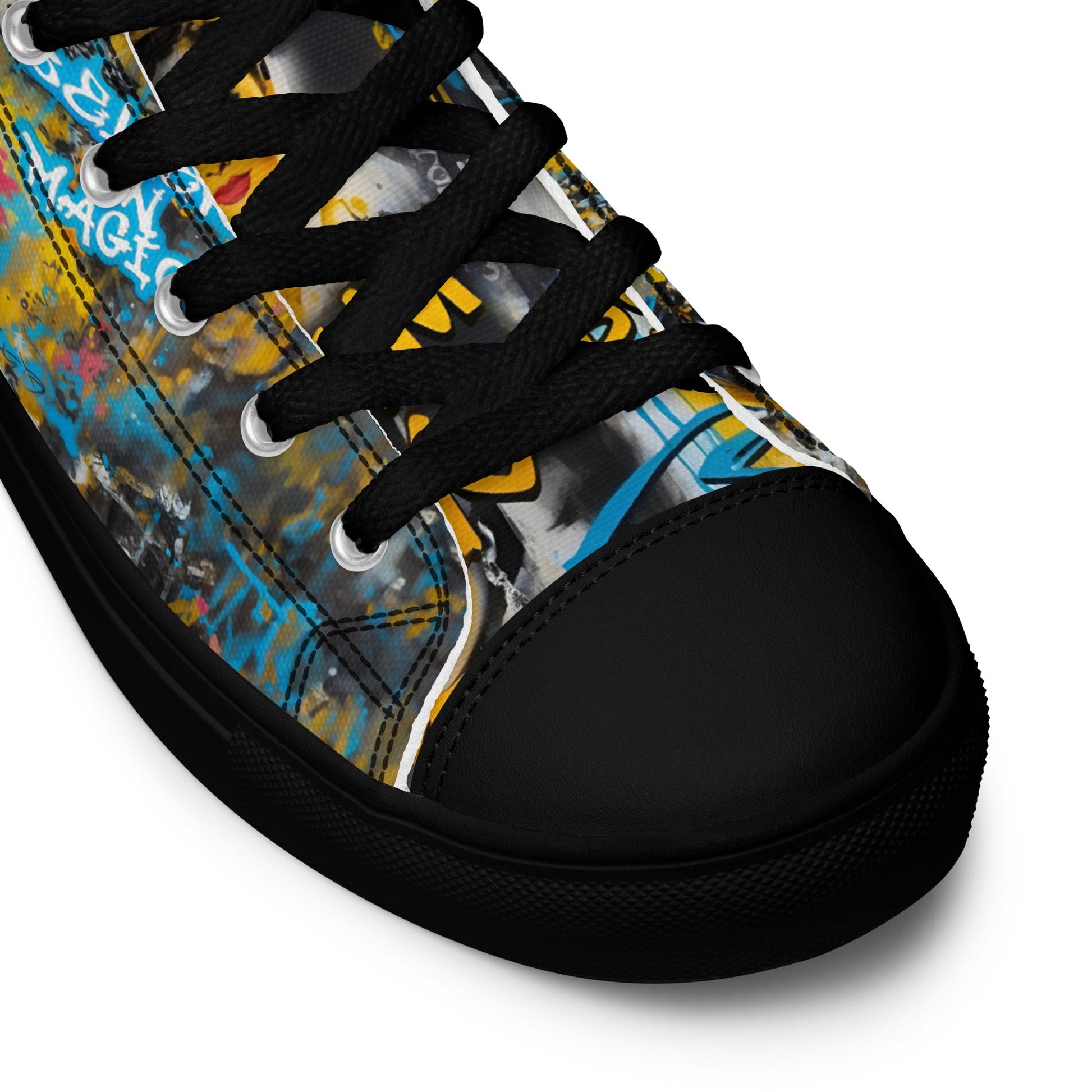 Unisex high top canvas shoes- Audrey Hepburn - Shoes