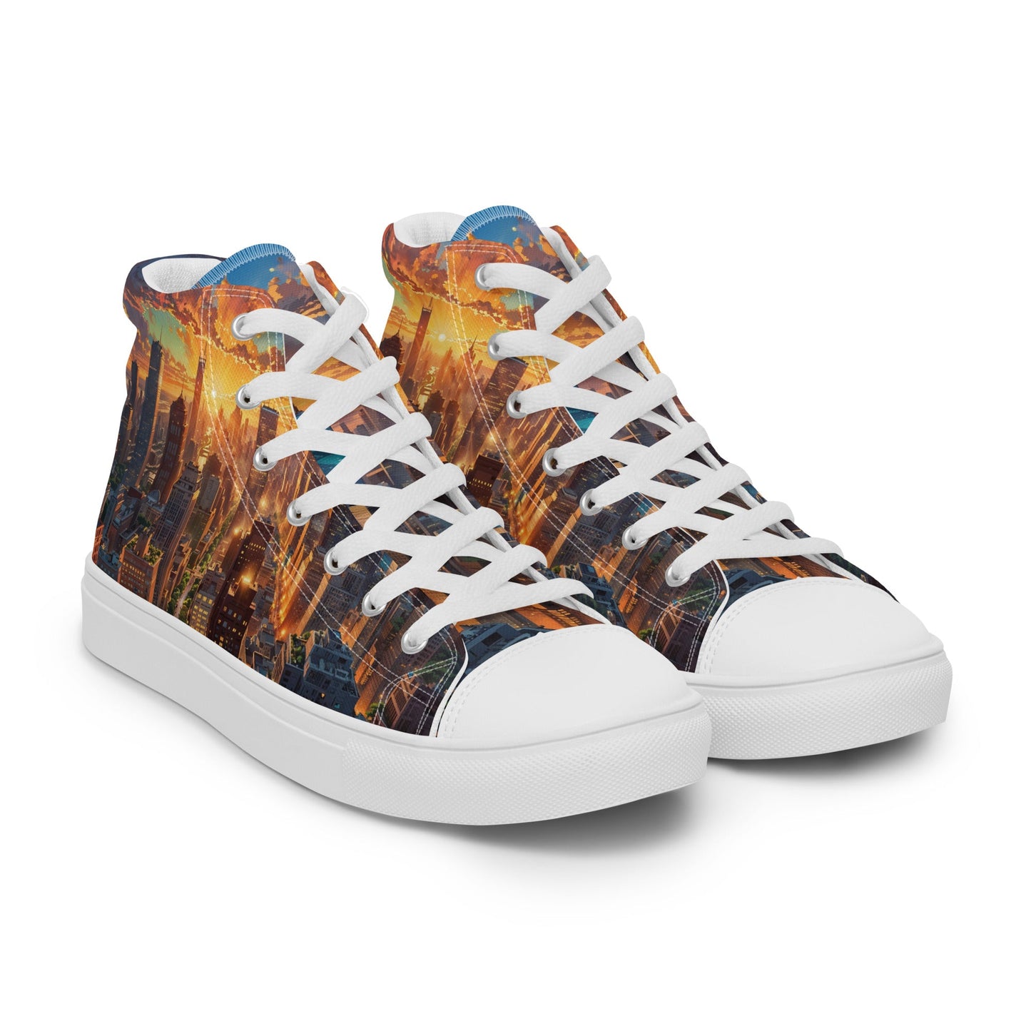 Unisex high top canvas shoes- City - Shoes