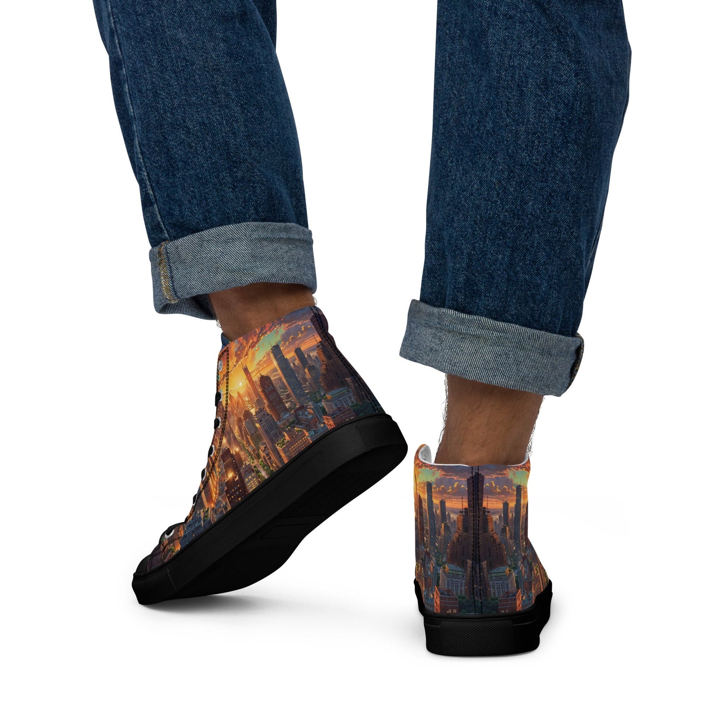Unisex high top canvas shoes- City - Shoes