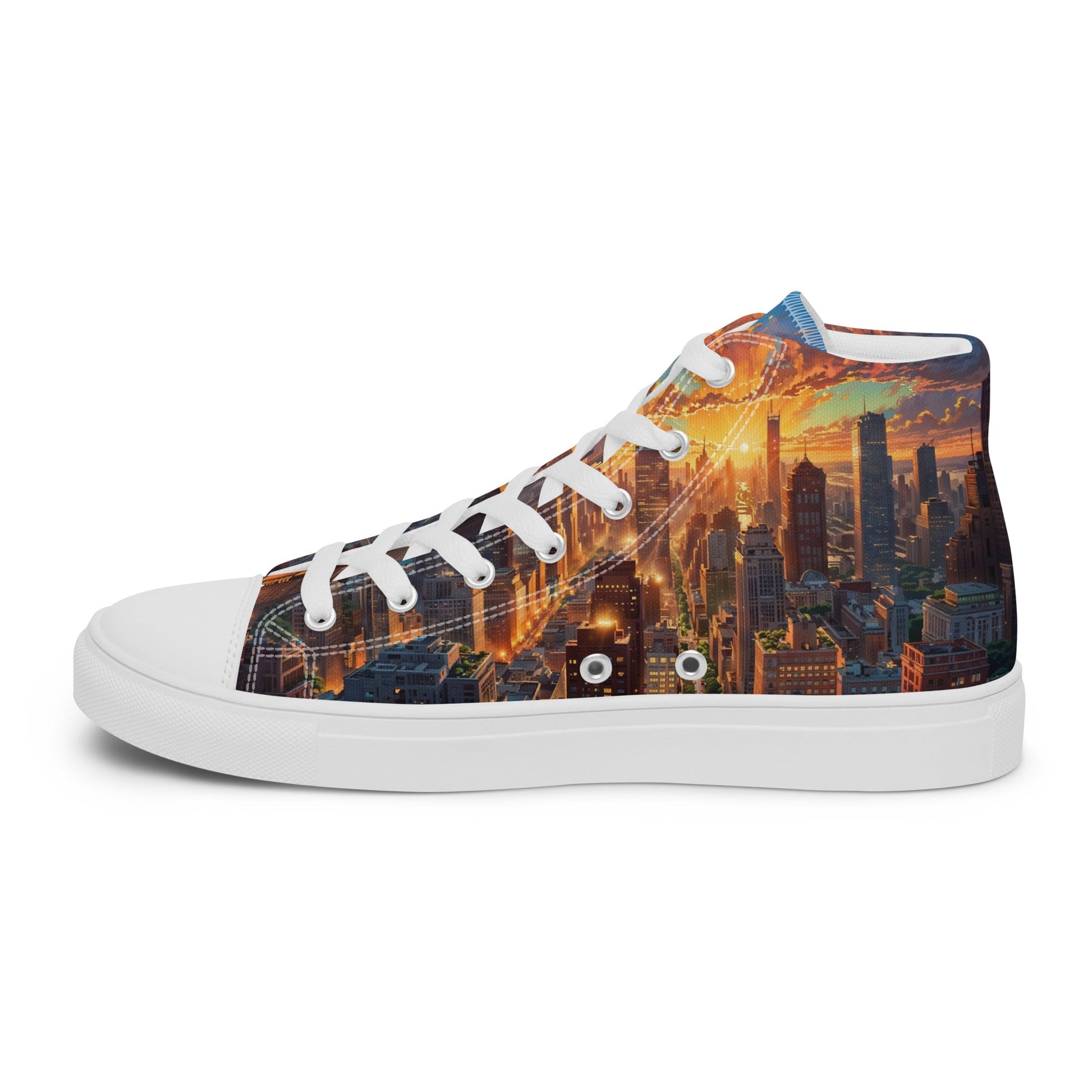 Unisex high top canvas shoes- City - Shoes