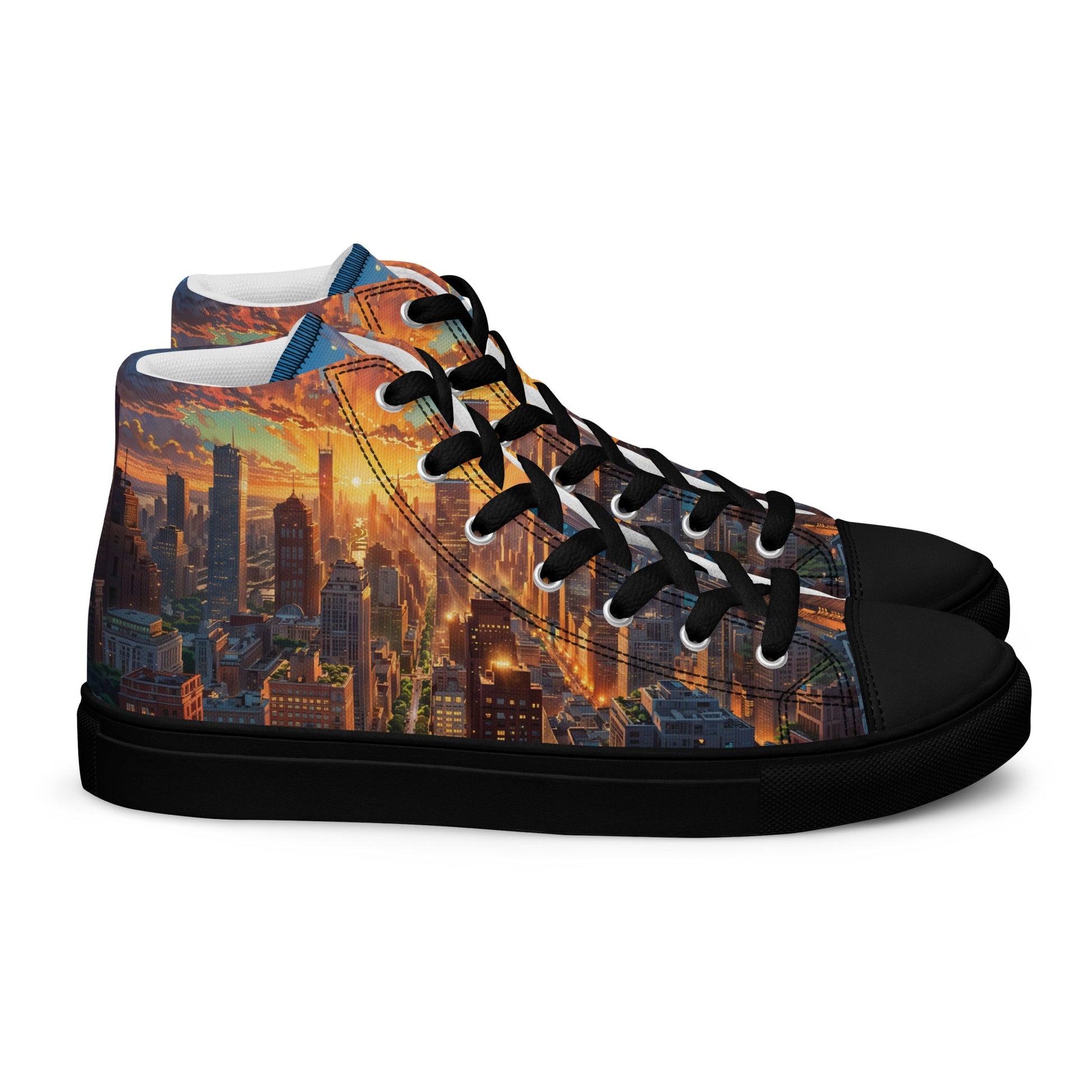 Unisex high top canvas shoes- City - Shoes