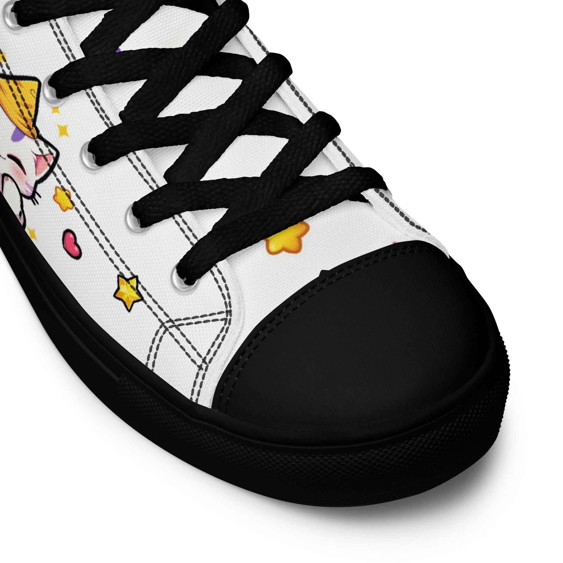 Unisex High top canvas shoes - Cute Cats - Shoes