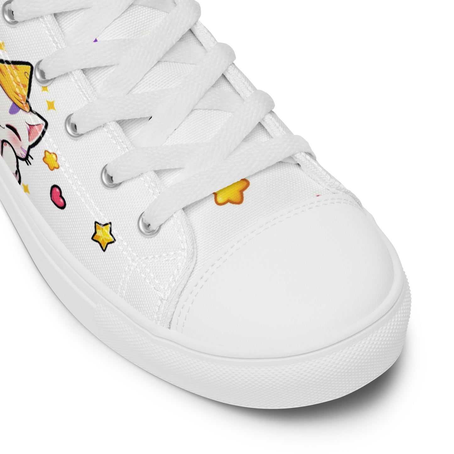 Unisex High top canvas shoes - Cute Cats - Shoes