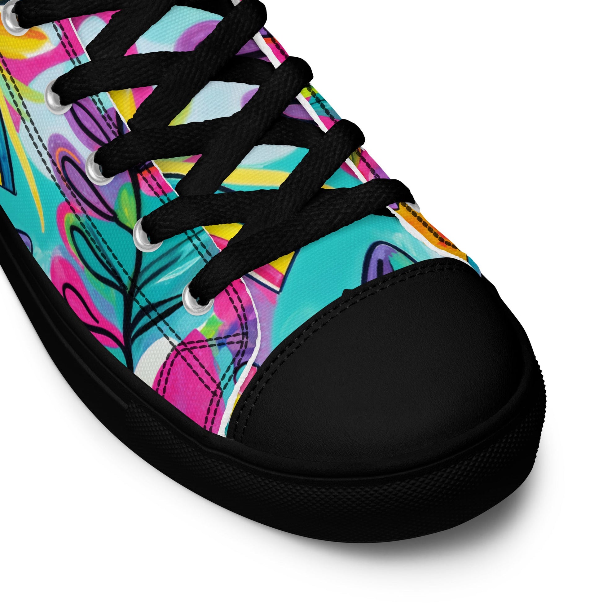 Unisex high top canvas shoes- Feel it - Shoes