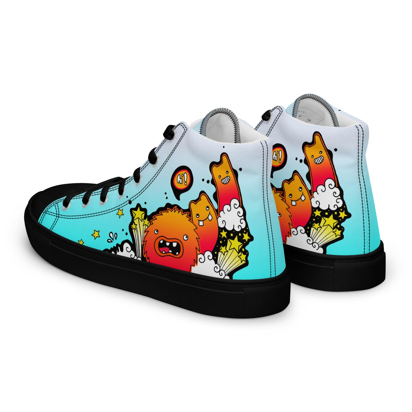 Unisex high top canvas shoes -Let’go - Shoes