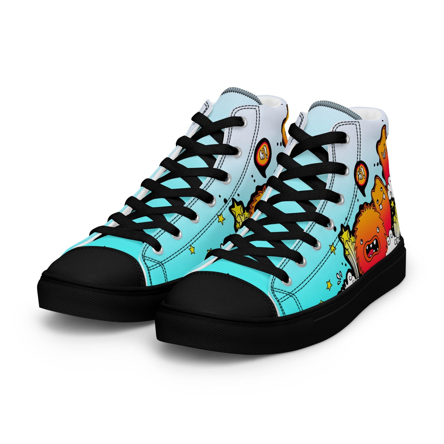 Unisex high top canvas shoes -Let’go - Shoes