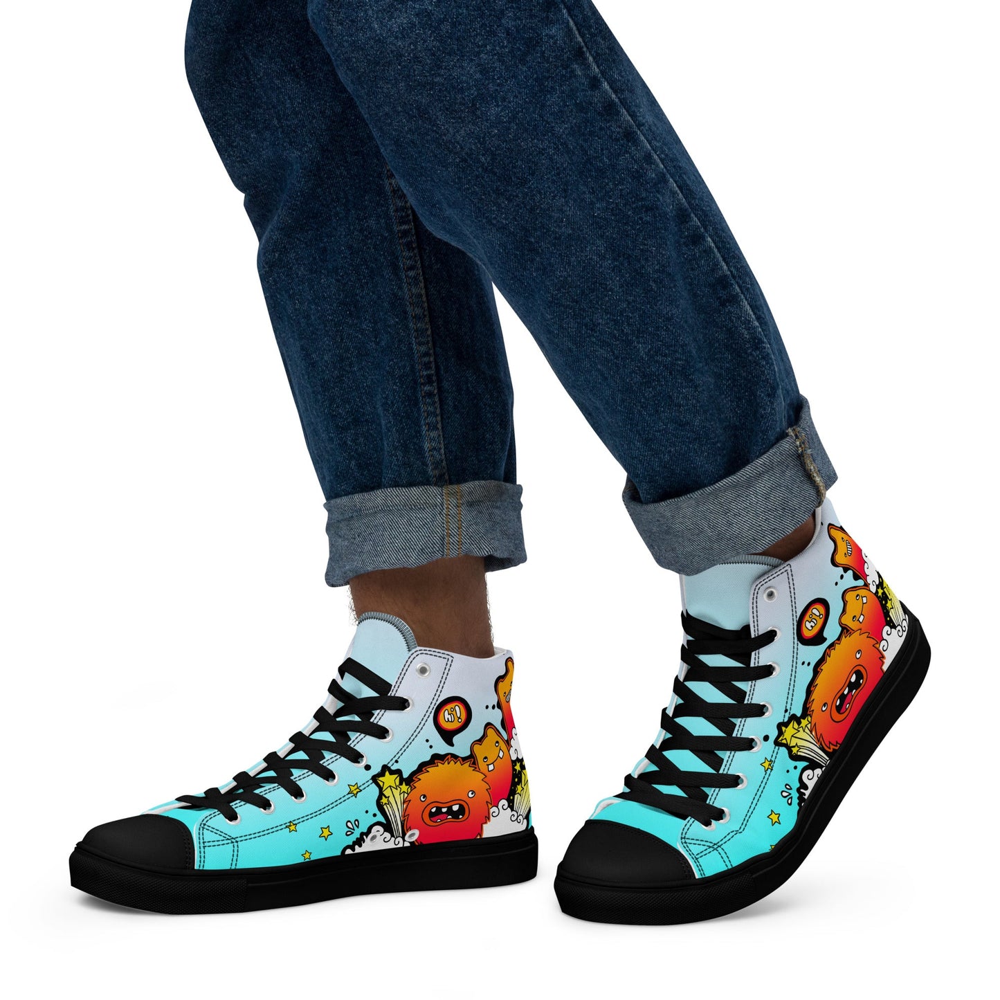 Unisex high top canvas shoes -Let’go - Shoes