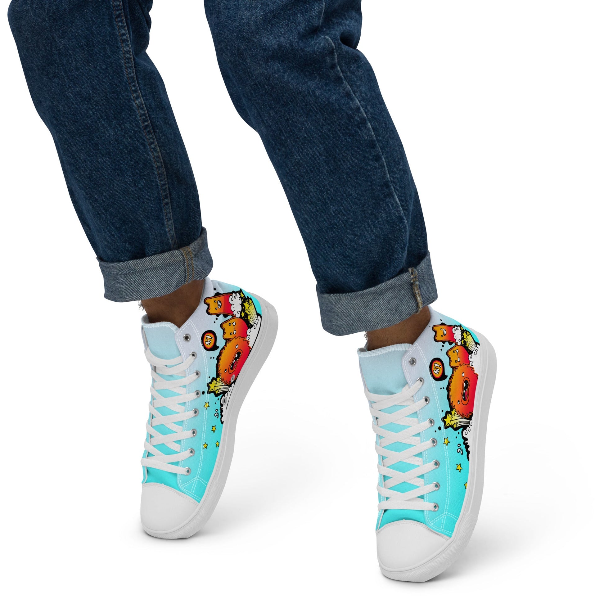 Unisex high top canvas shoes -Let’go - Shoes