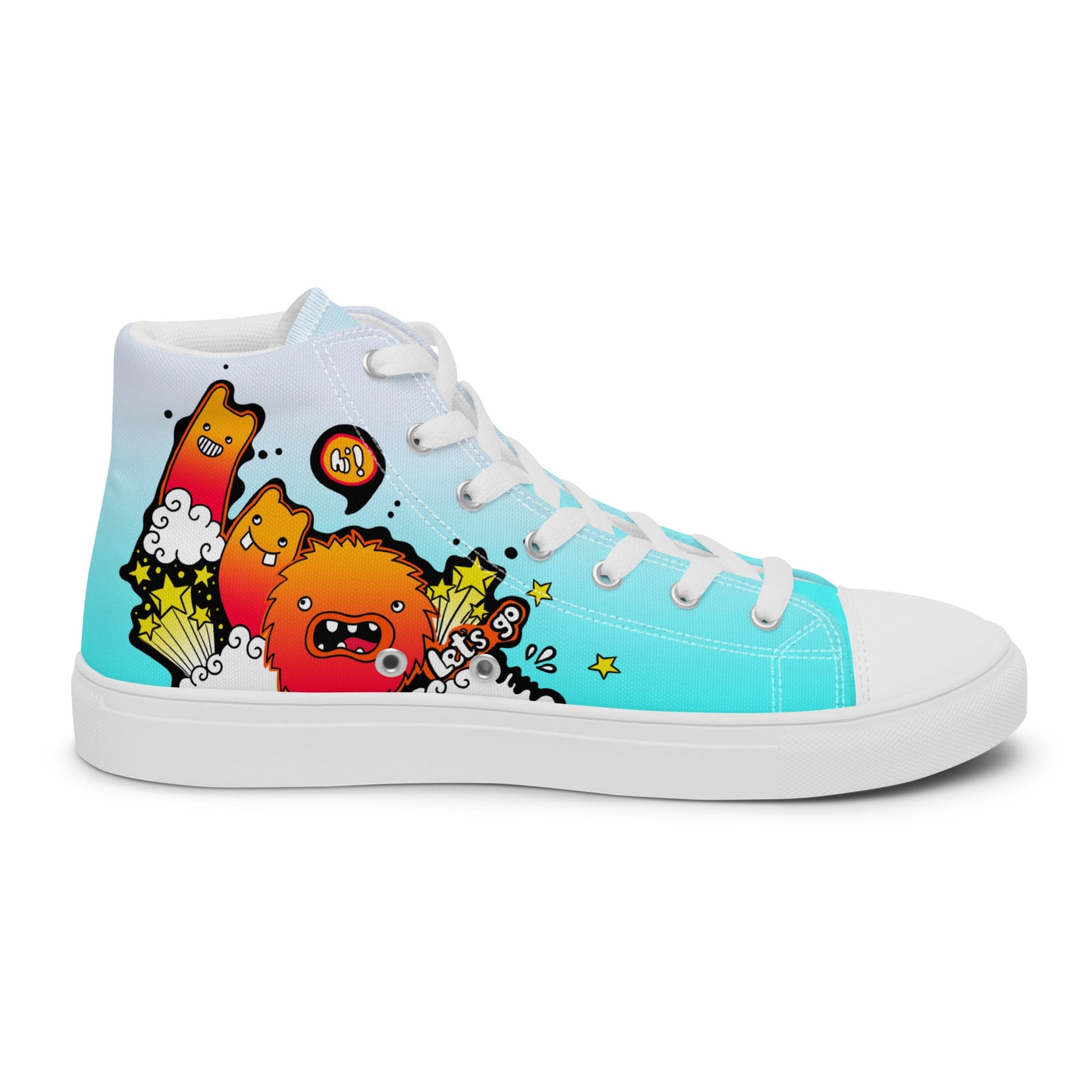 Unisex high top canvas shoes -Let’go - Shoes