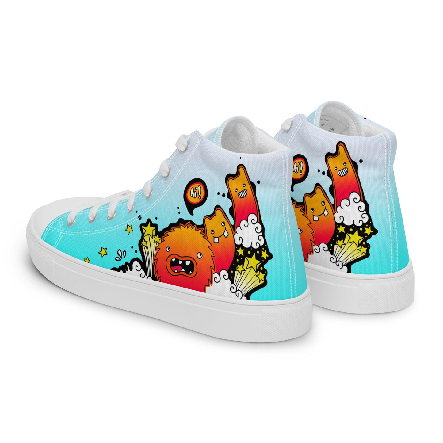 Unisex high top canvas shoes -Let’go - Shoes