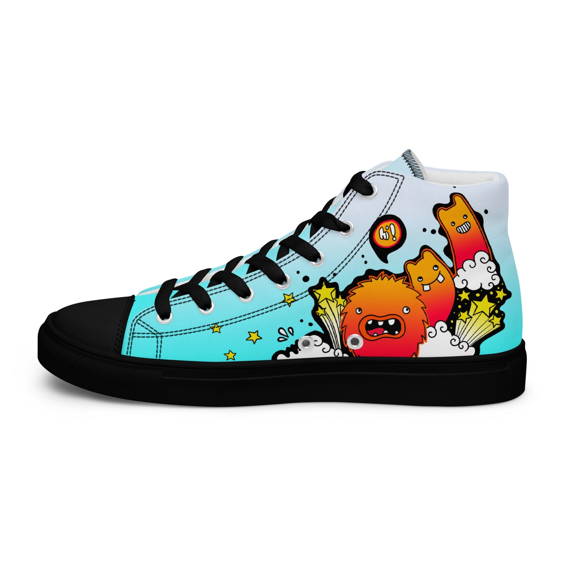 Unisex high top canvas shoes -Let’go - Shoes