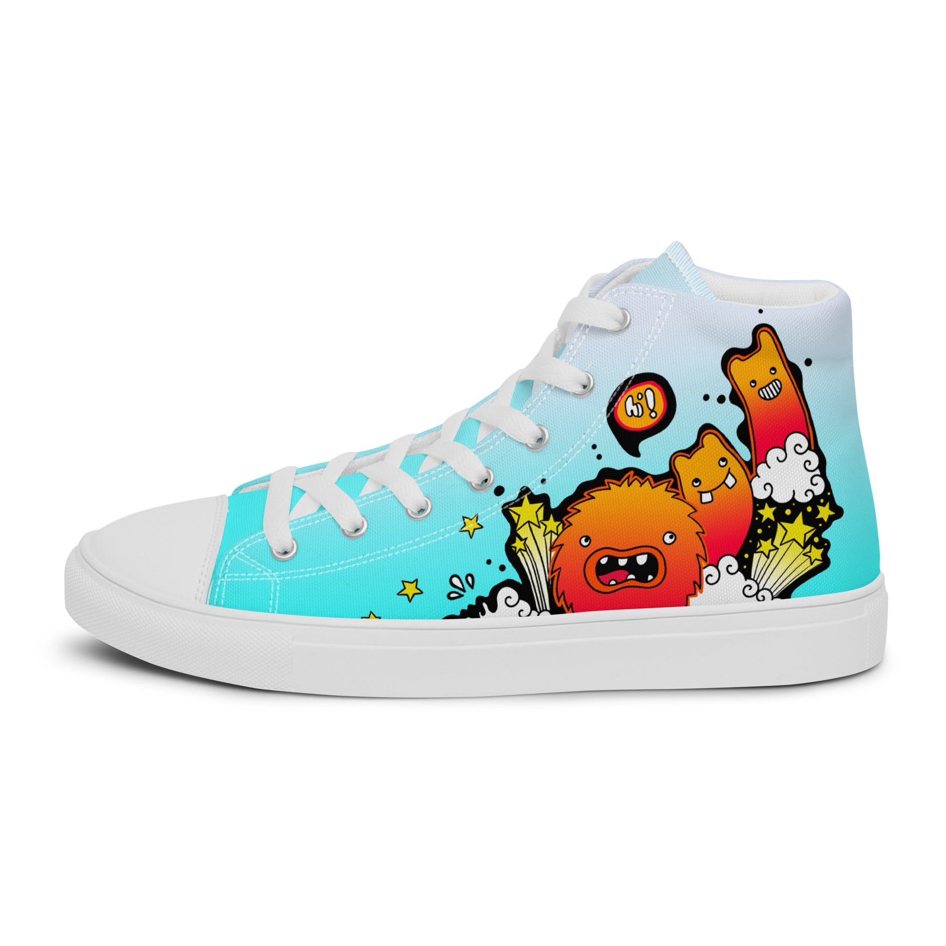 Unisex high top canvas shoes -Let’go - Shoes