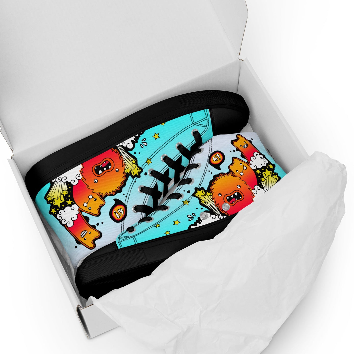 Unisex high top canvas shoes -Let’go - Shoes