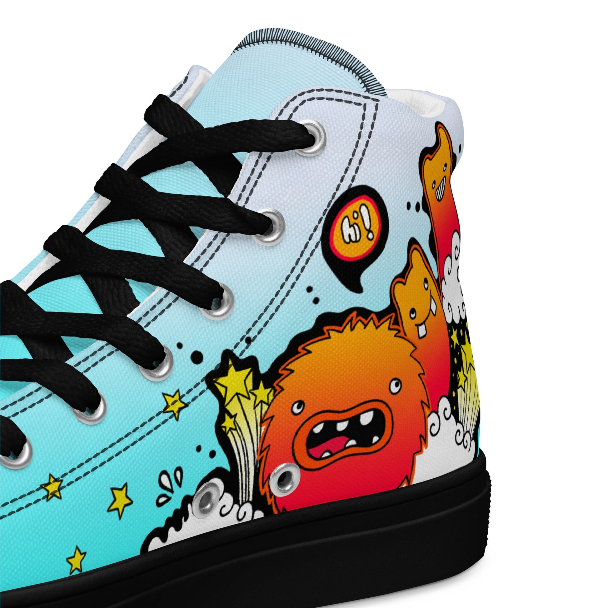 Unisex high top canvas shoes -Let’go - Shoes