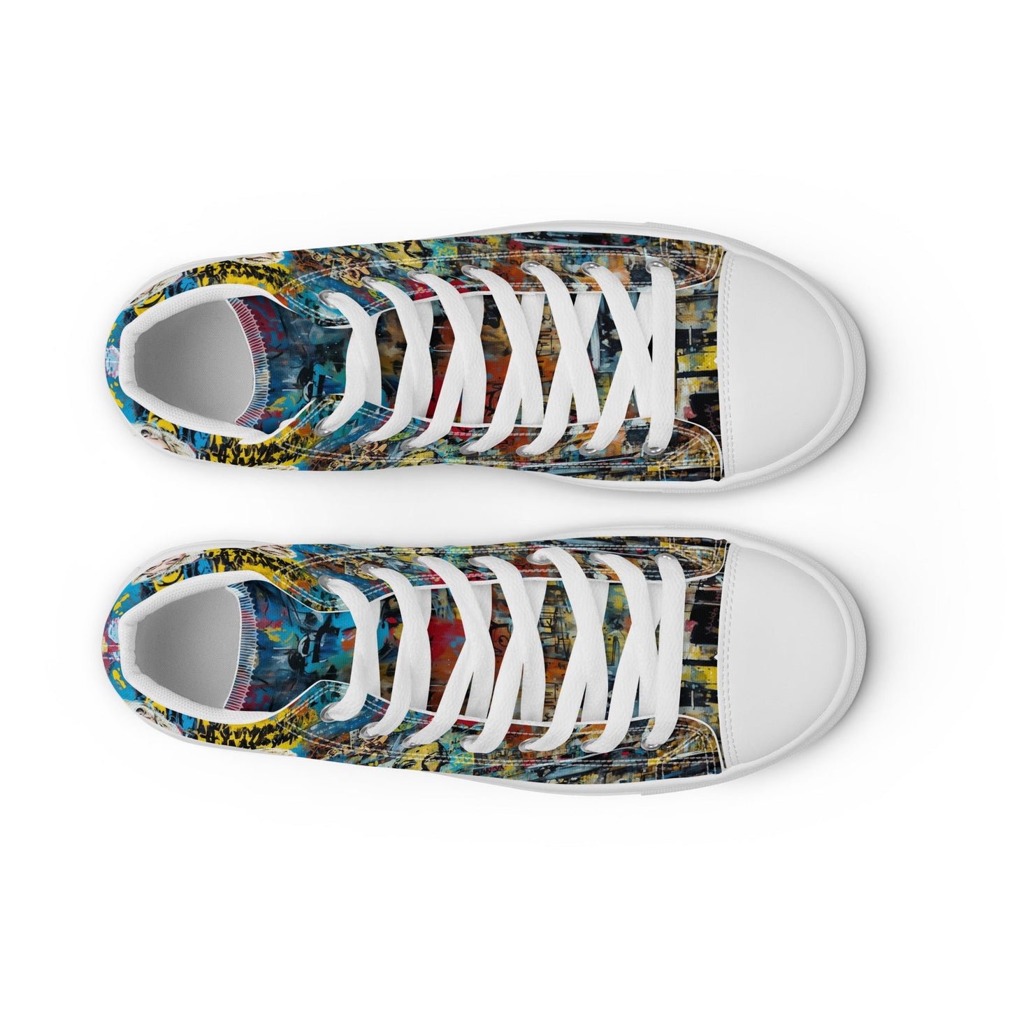 Unisex high top canvas shoes - Marilyn Monroe - Shoes