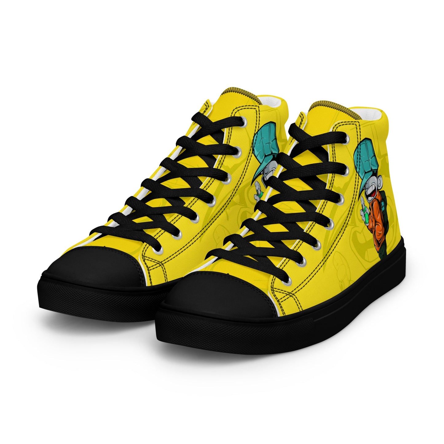 Unisex high top canvas shoes- Sprayer - Shoes