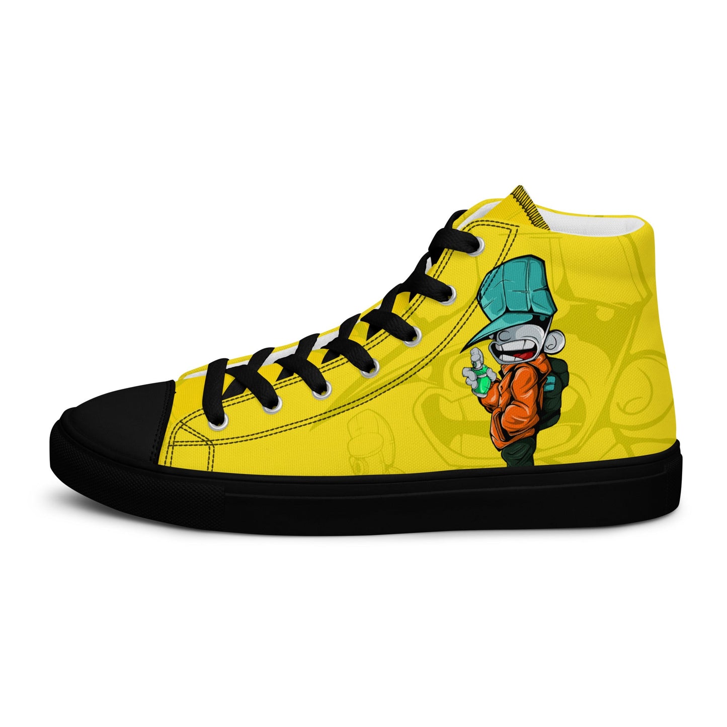 Unisex high top canvas shoes- Sprayer - Shoes