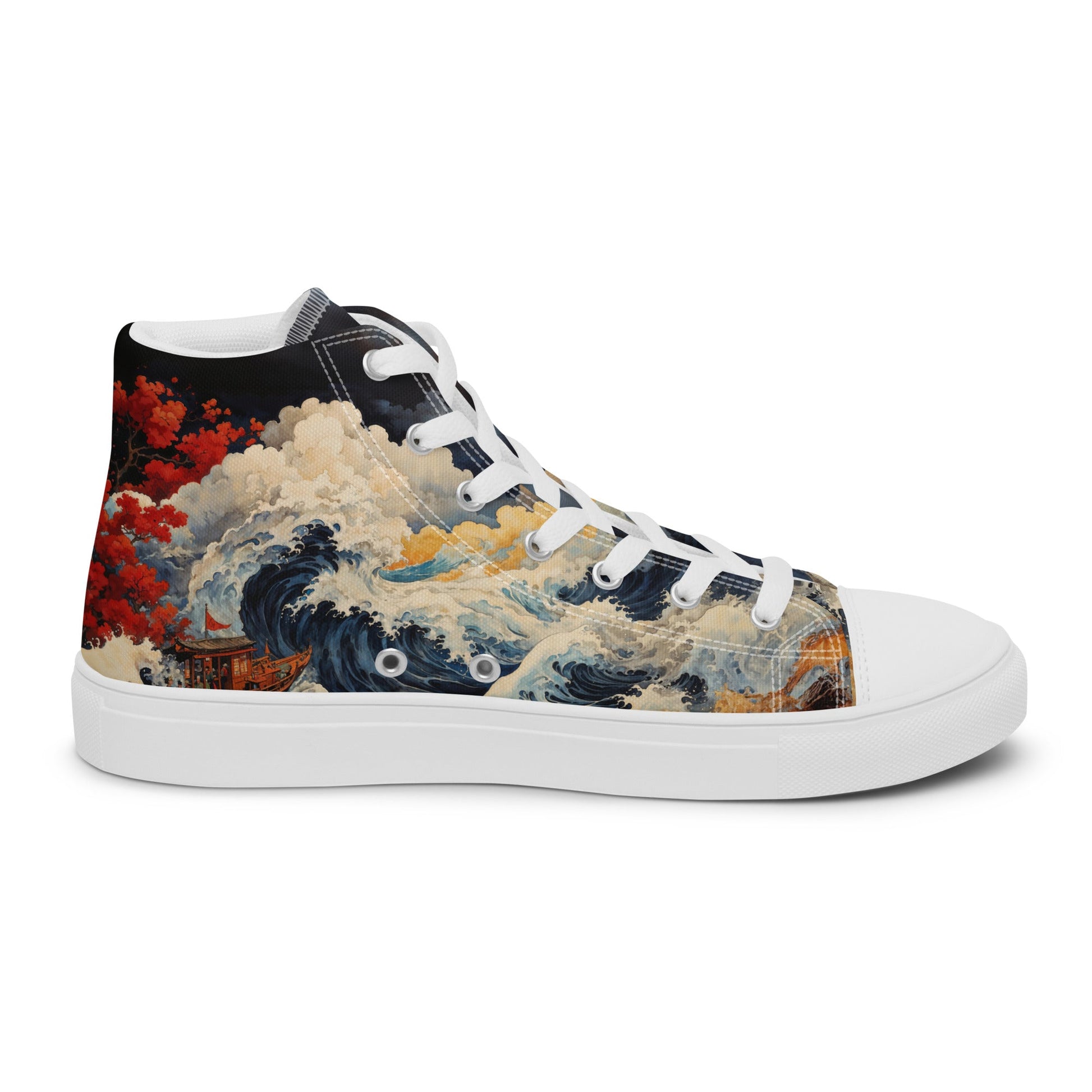 Unisex - high top canvas shoes- Storm - Shoes