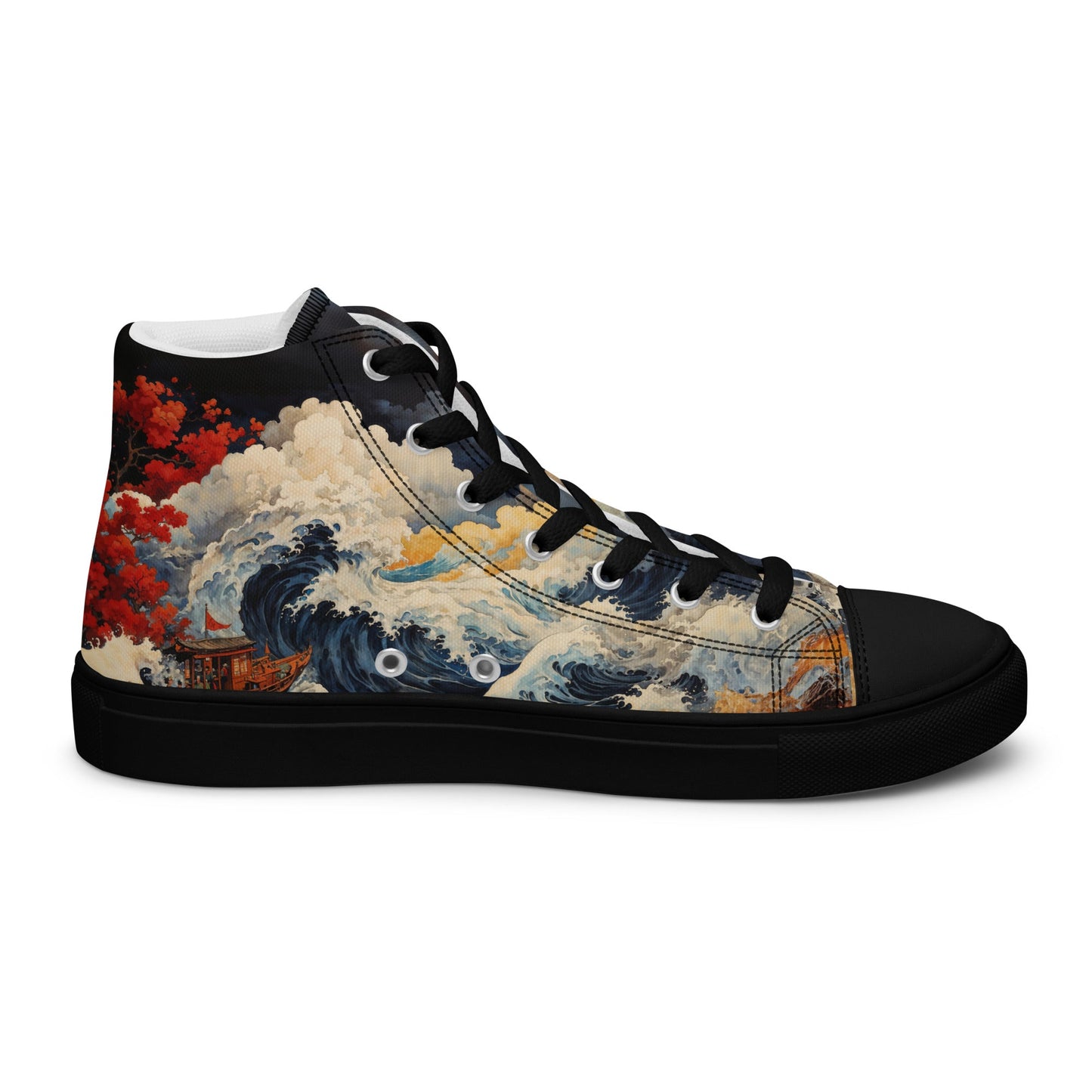 Unisex - high top canvas shoes- Storm - Shoes