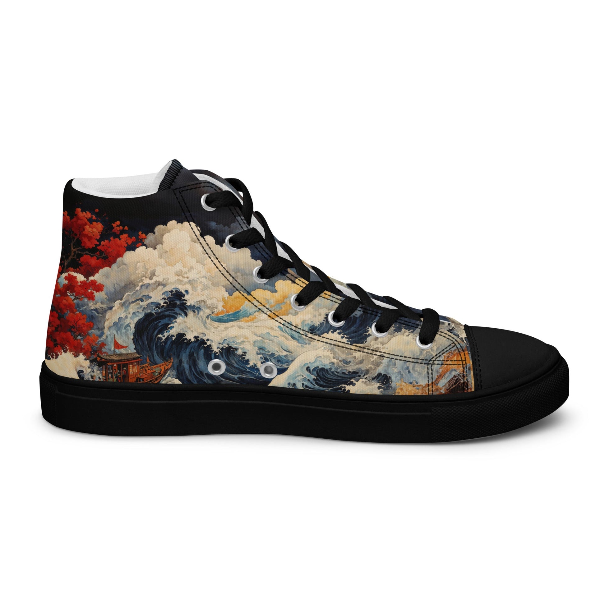 Unisex - high top canvas shoes- Storm - Shoes