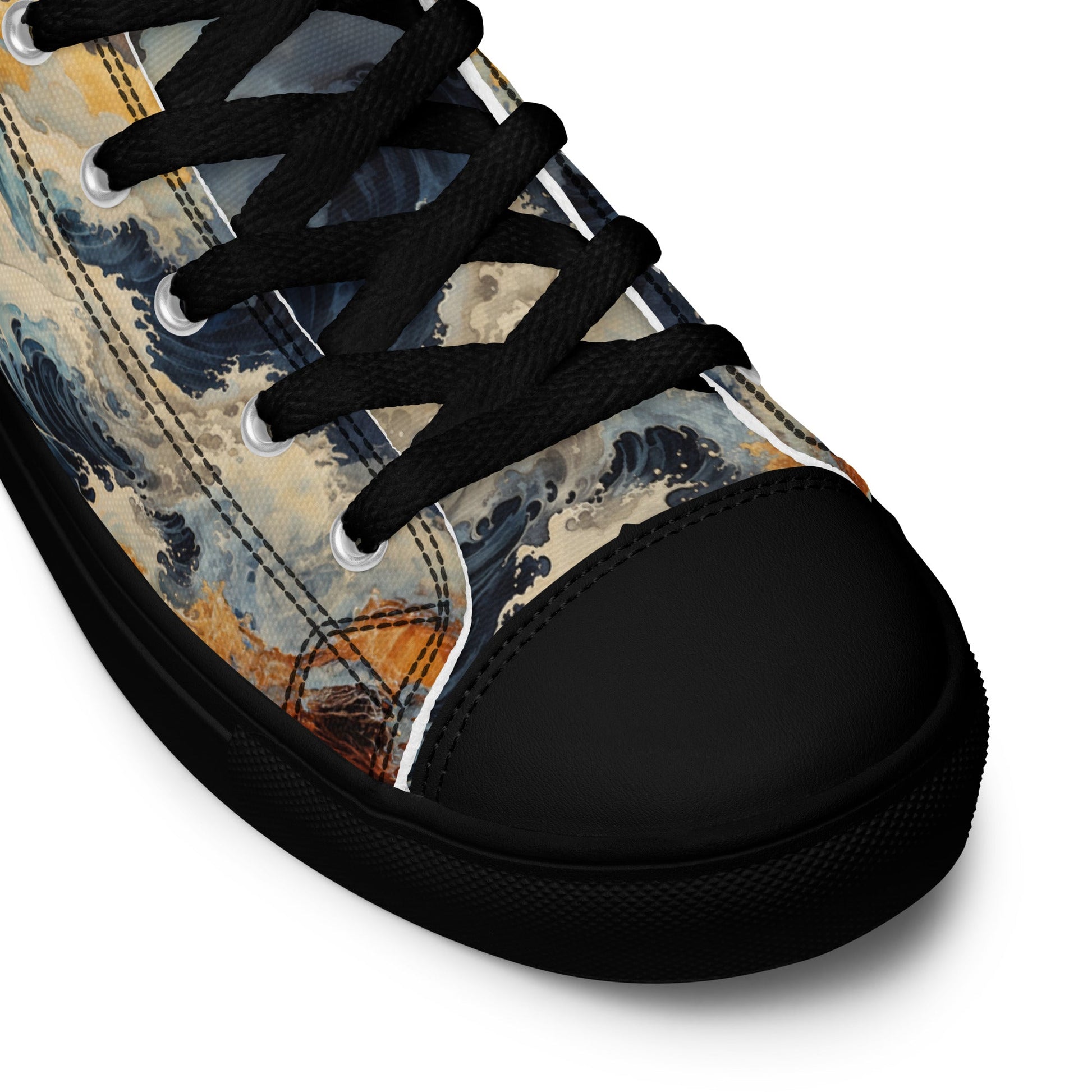 Unisex - high top canvas shoes- Storm - Shoes