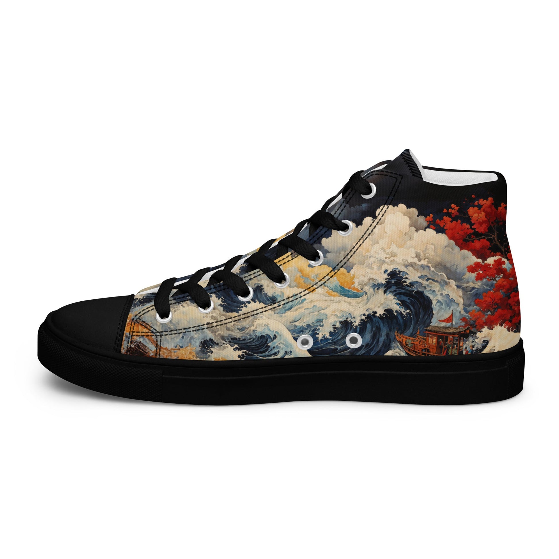Unisex - high top canvas shoes- Storm - Shoes