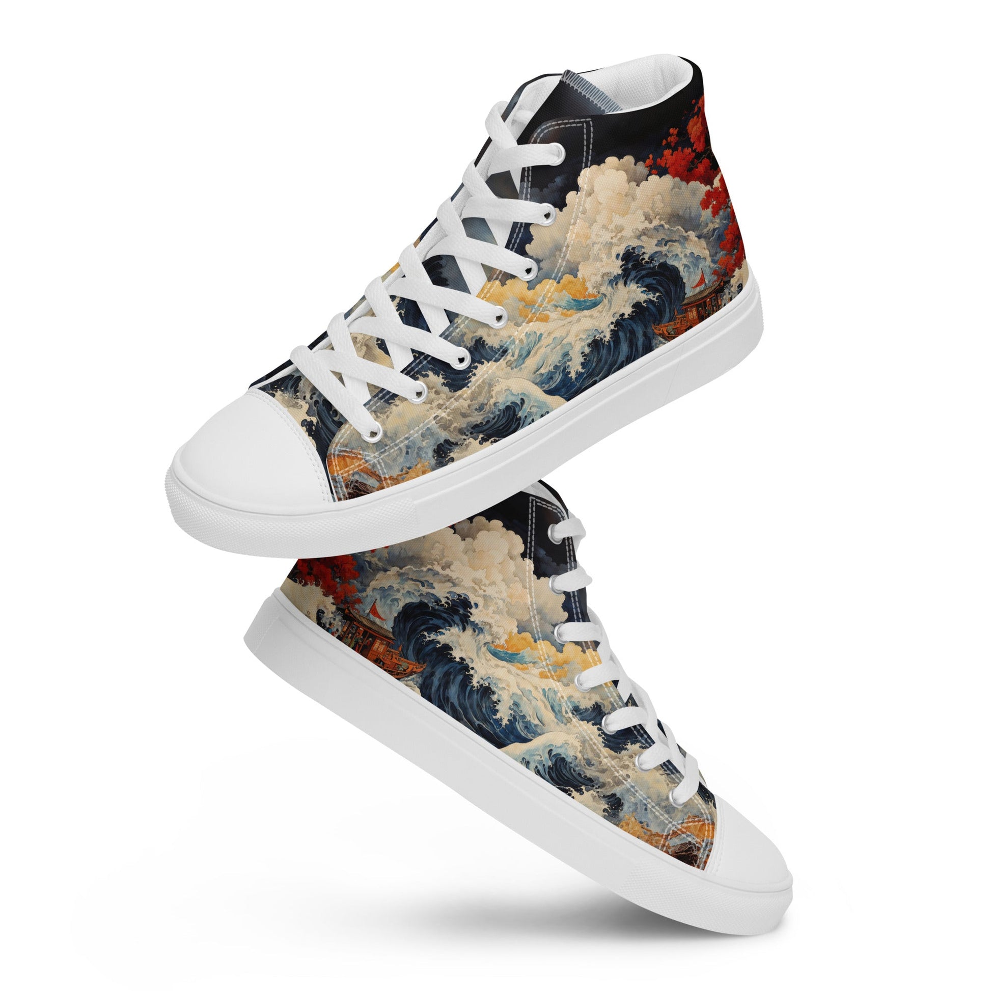Unisex - high top canvas shoes- Storm - Shoes
