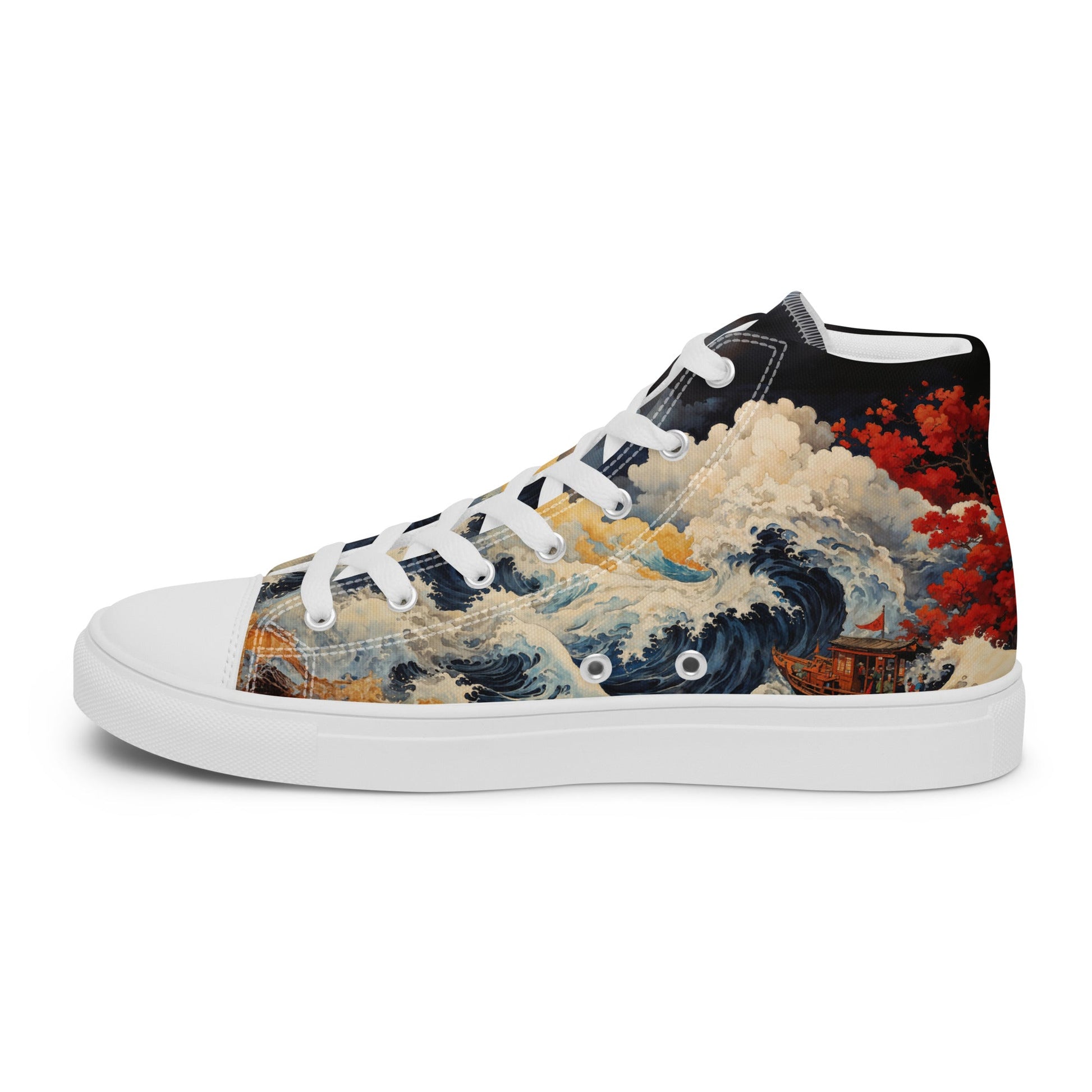 Unisex - high top canvas shoes- Storm - Shoes