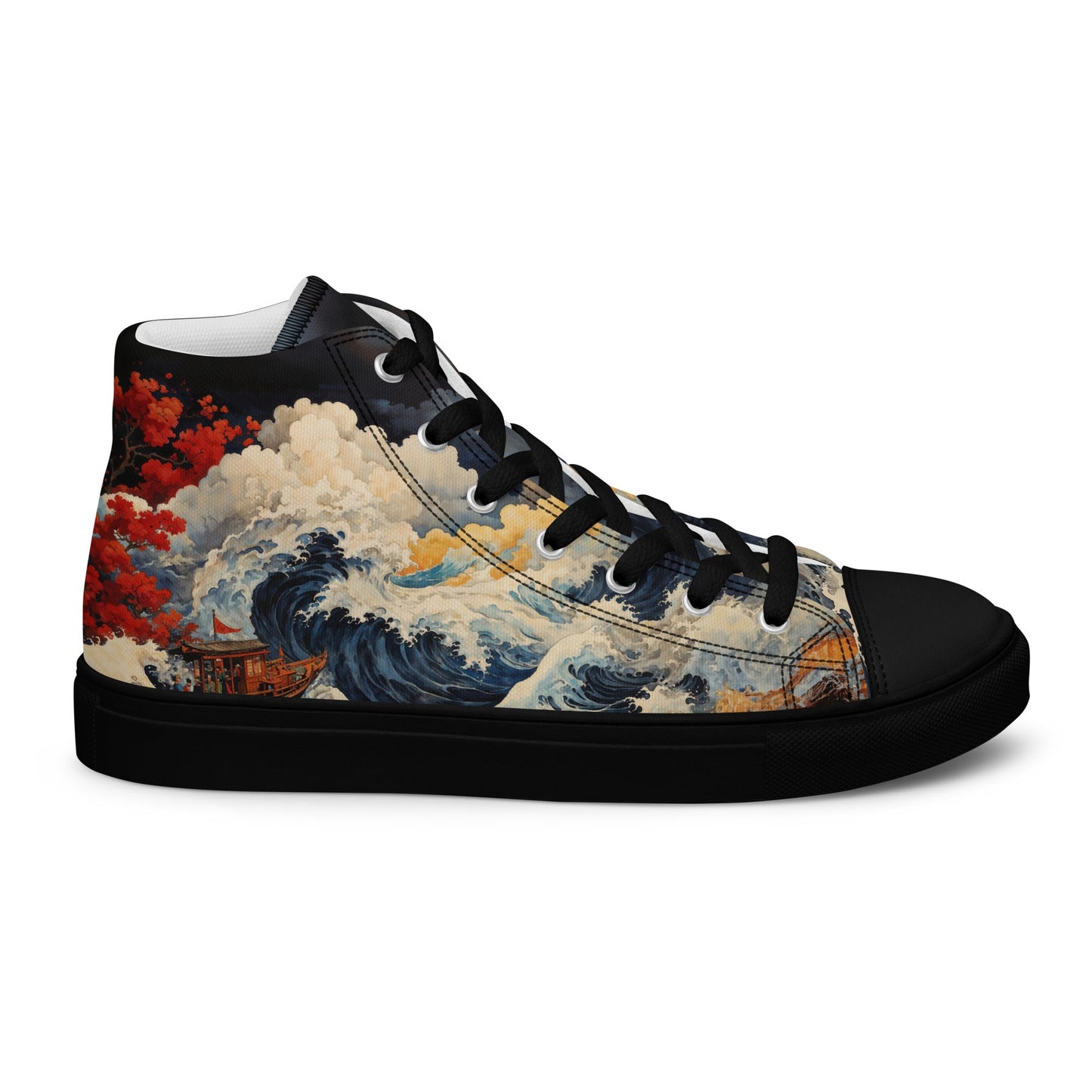 Unisex - high top canvas shoes- Storm - Shoes