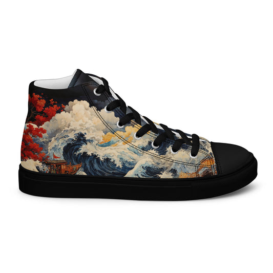 Unisex - high top canvas shoes- Storm - Shoes