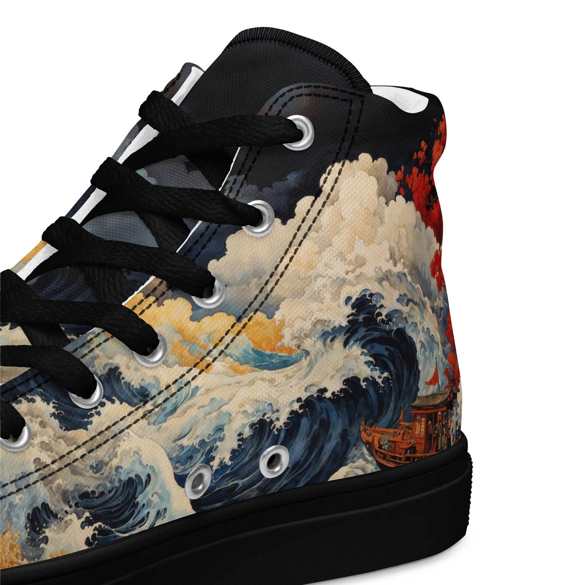 Unisex - high top canvas shoes- Storm - Shoes