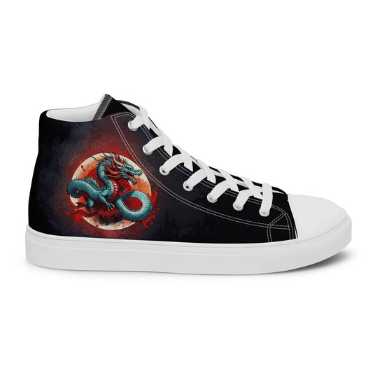 Unisex high top canvas shoes - White / 5 - Shoes