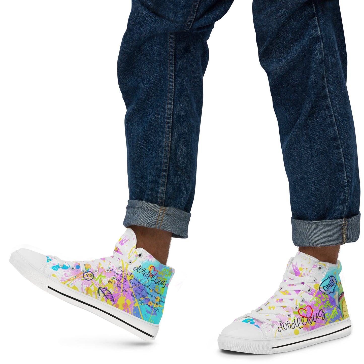 Unisex High Top Sneakers - Doodlebug - Shoes