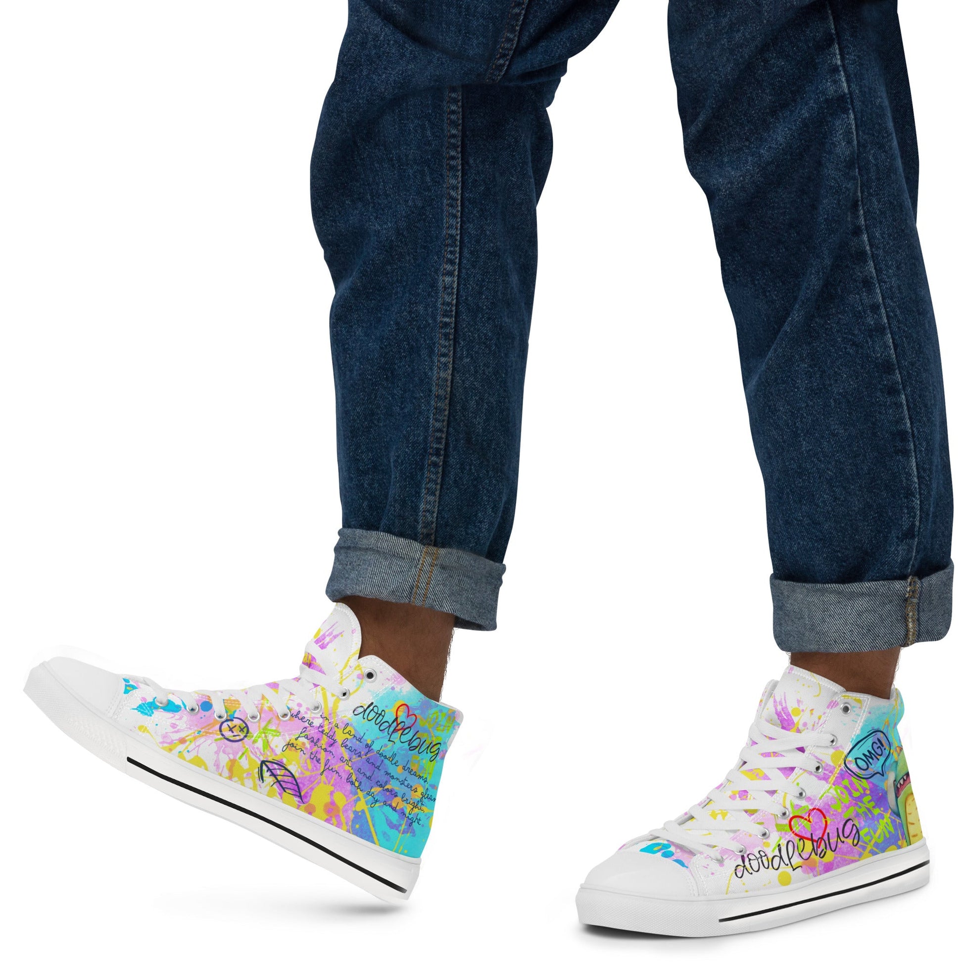 Unisex High Top Sneakers - Doodlebug - Shoes