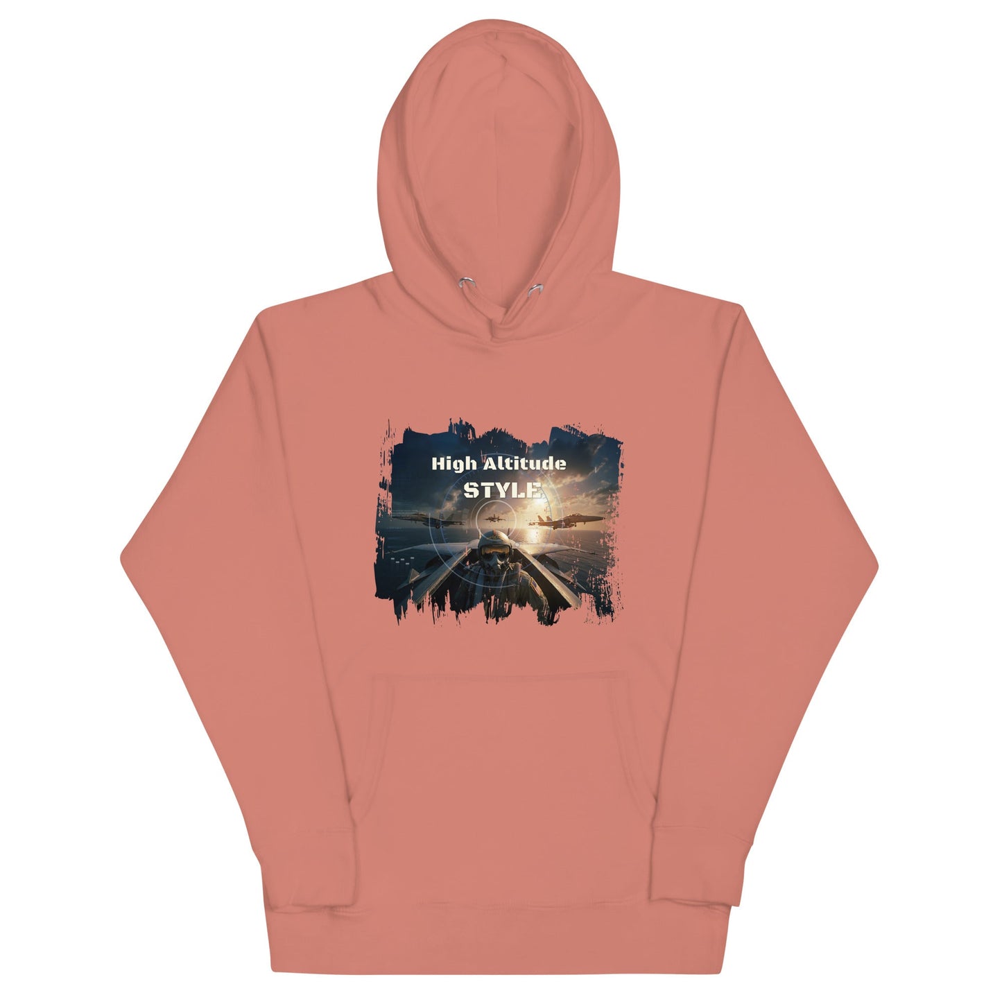 Unisex Hoodie - High Altitude - Dusty Rose / S - Hoodie