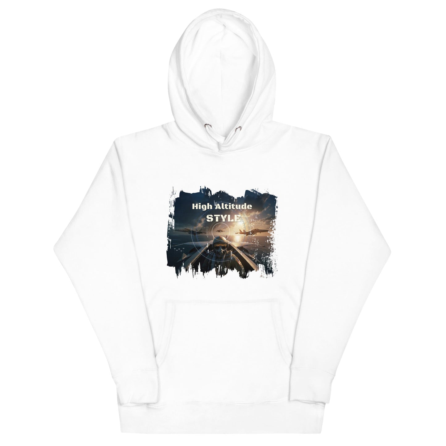 Unisex Hoodie - High Altitude - White / S - Hoodie